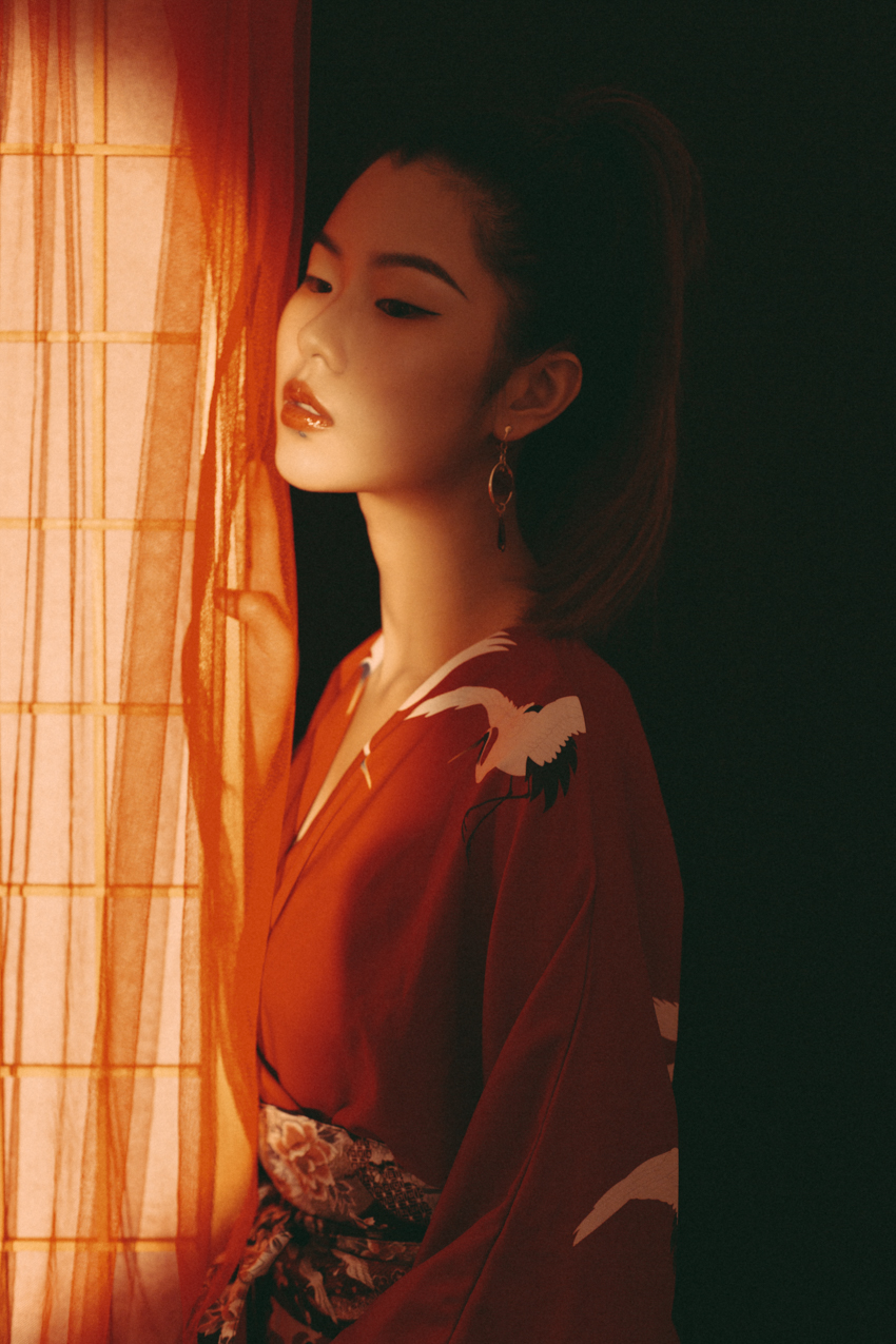 落日