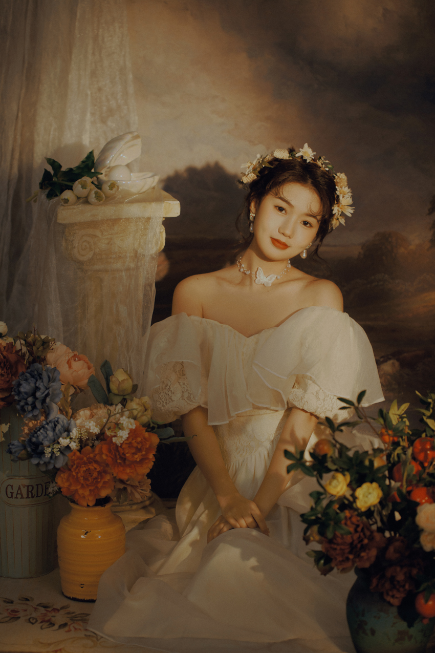 油画里的黄昏